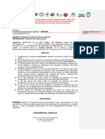 Modelo Carta Al Comité de Convivencia Laboral