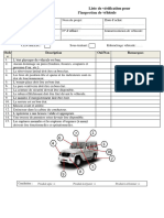 Fiche de Verification Véhicule