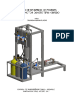 Dise O de Un Banco de Pruebas para Un Motor Cohete Tipo Hibrido