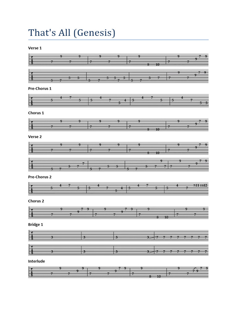 GENESIS THAT S ALL LYRICS AND CHORDS intelligence overview