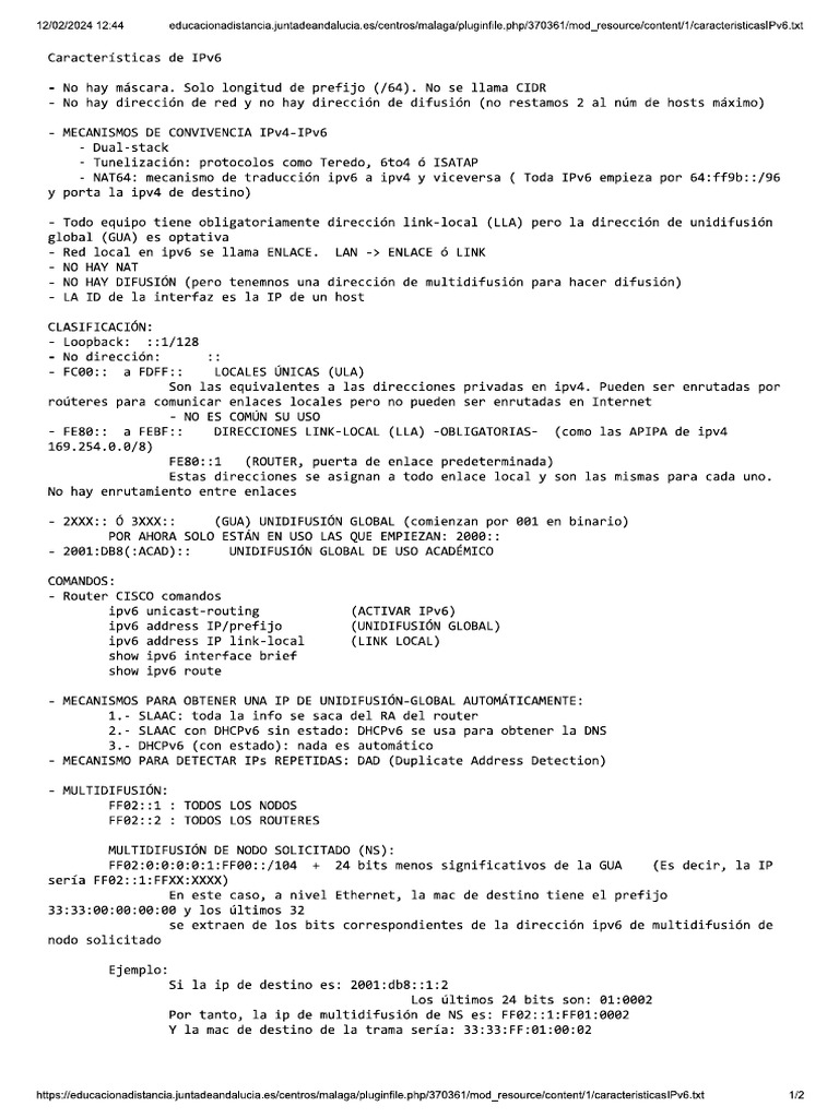 Super notas de ipv6 pdf