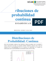 Distribuciones de Variables Aleatorias Continuas - Estadística II CISO