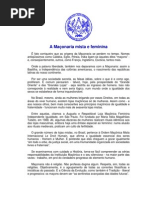 A Maçonaria Mista e Feminina