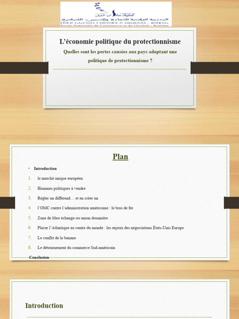 Impact du protectionnisme sur le commerce | PDF | Libre-échange ...