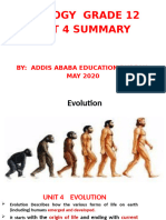 Biology Grade 12 Unit 4 Evolution 01