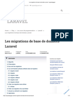 Les Migrations de Base de Données Laravel - Apcpedagogie