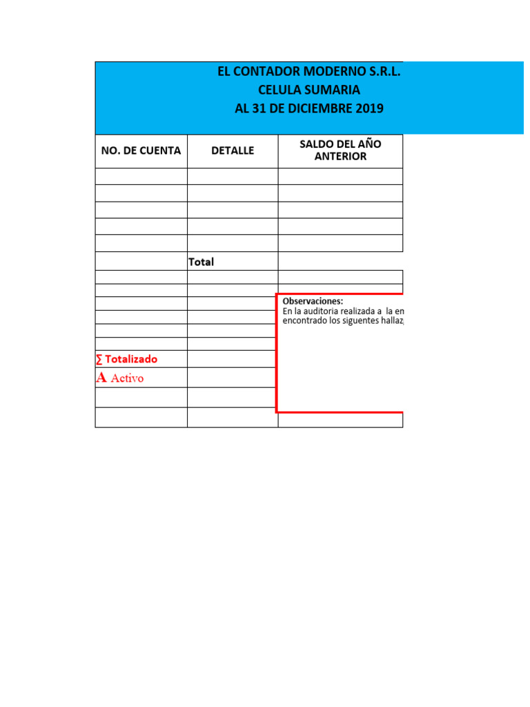 Plantilla de Cedula Sumaria | PDF