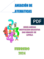 Matemáticas - Semana 3 - 4 - Sedes Anexas