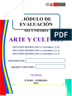 1° y 2° Módulo de Evaluación Arte y Cultura