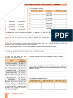 Comparaison Et Ordre Des Nombres Entiers Supérieurs À 1 000 000 Au CM1