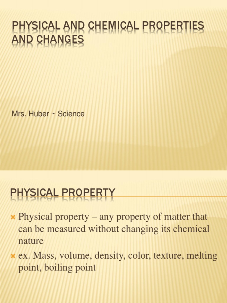 Power Point For Physical-Chemical Changes | PDF | Philosophy