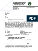 Surat Pemberitauan Kegiatan Dan Pembayaran Ukt Pagar Nusa