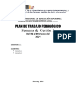 Plan de Trabajo Semana de Gestión 3 - Del 16 Al 20 de Mayo de 2022