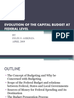 Evolution of Capital Budget