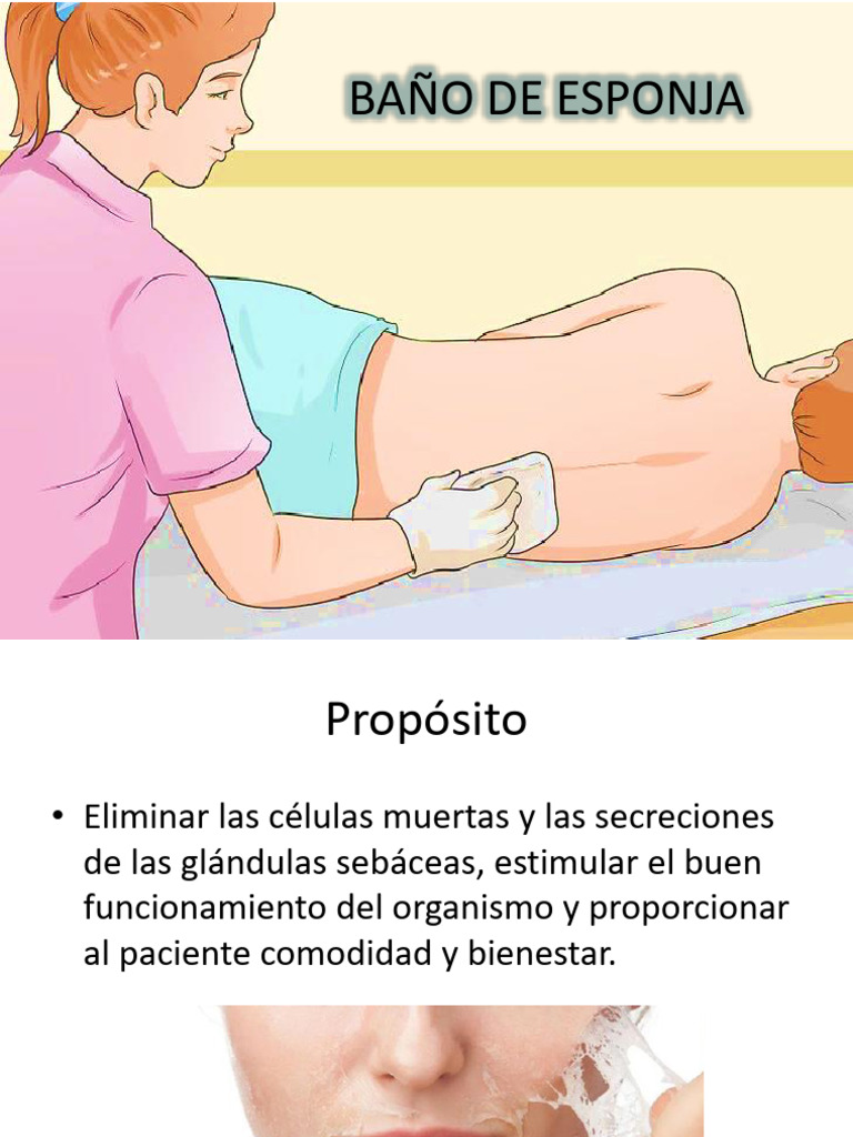 Baño de Esponja: Procedimiento de Enfermería | PDF