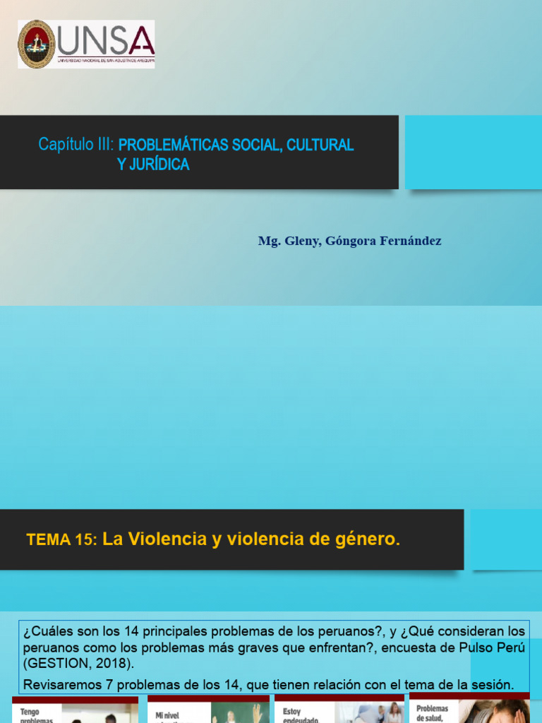 Tema 14, Violencia y Violencia de Género. | PDF | La violencia contra ...