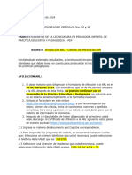 Comunicado de Afiliación Arl y Cartas de Presentación