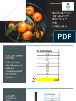 Manual para Estimacion Puntual y Por Intervalo