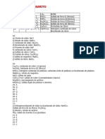 Gabarito Lista de Exercícios Sal 2013