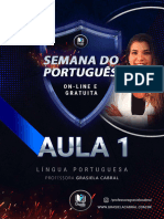 SEMANA DO PORTUGUÊS - AULA 1 - SUJEITO - 06.06.2022 - ALUNO - OK