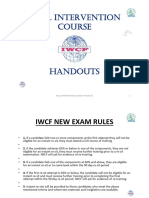 IWCF Well Intervention Course Handouts