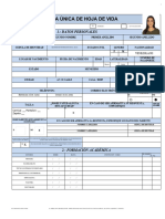 Planilla Unica Hoja de Vida El Sistema Actualizacion Marzo 2023