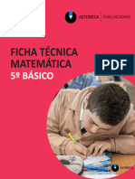Ficha Tecnica Matematica 5ob