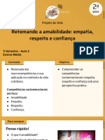 Aula 3 - Retomando A Amabilidade Empatia, Respeito e Confiança