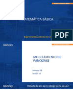 Matemática Básica Sem-08 Sesión-16 2023-2 Modelamiento de Funciones
