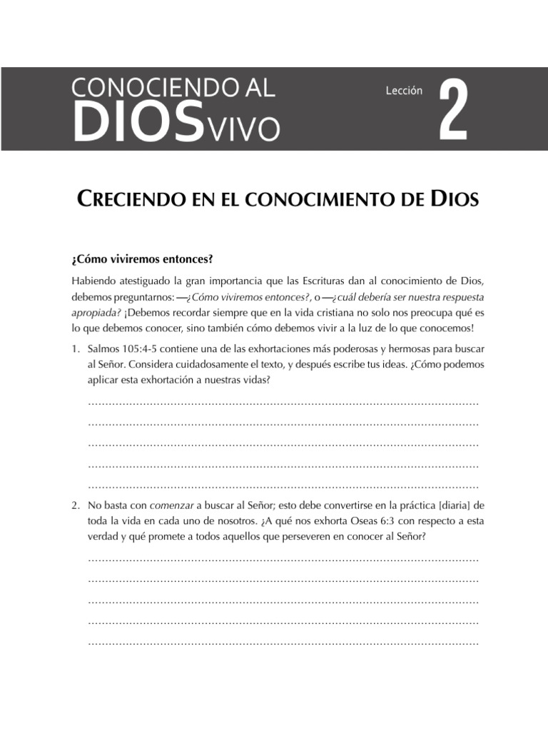 Leccion 2 | PDF | Biblia
