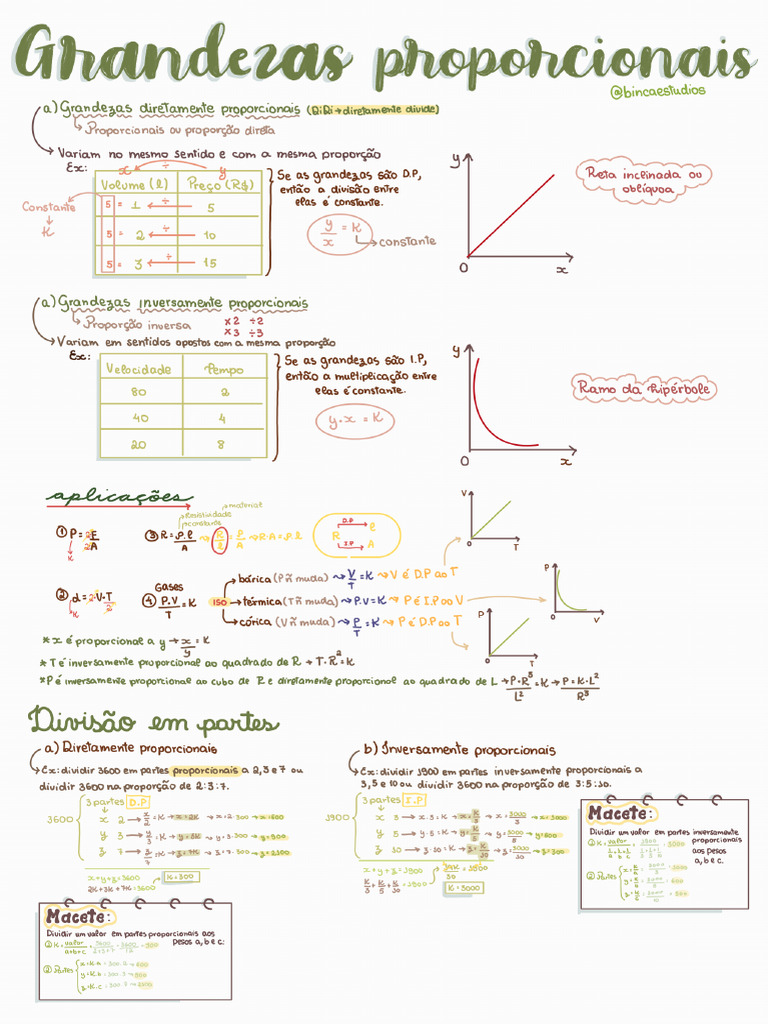 Grandezas Proporcionais | PDF
