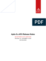 AMI Aptio 5.x AFU Release Notes NDA