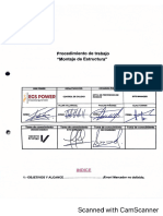 Procedimiento Montaje de Estructura