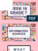 Information Sources