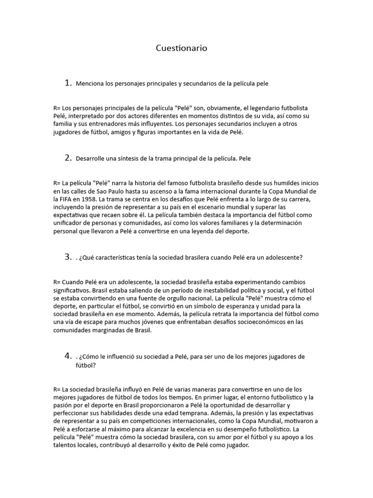 Image Result For Cuestionario Beronica Pdf Scribd