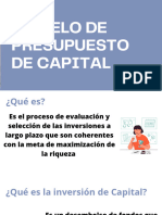 Modelo de Presupuesto de Capital