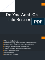 1-Do You Want Go Into Business Speech