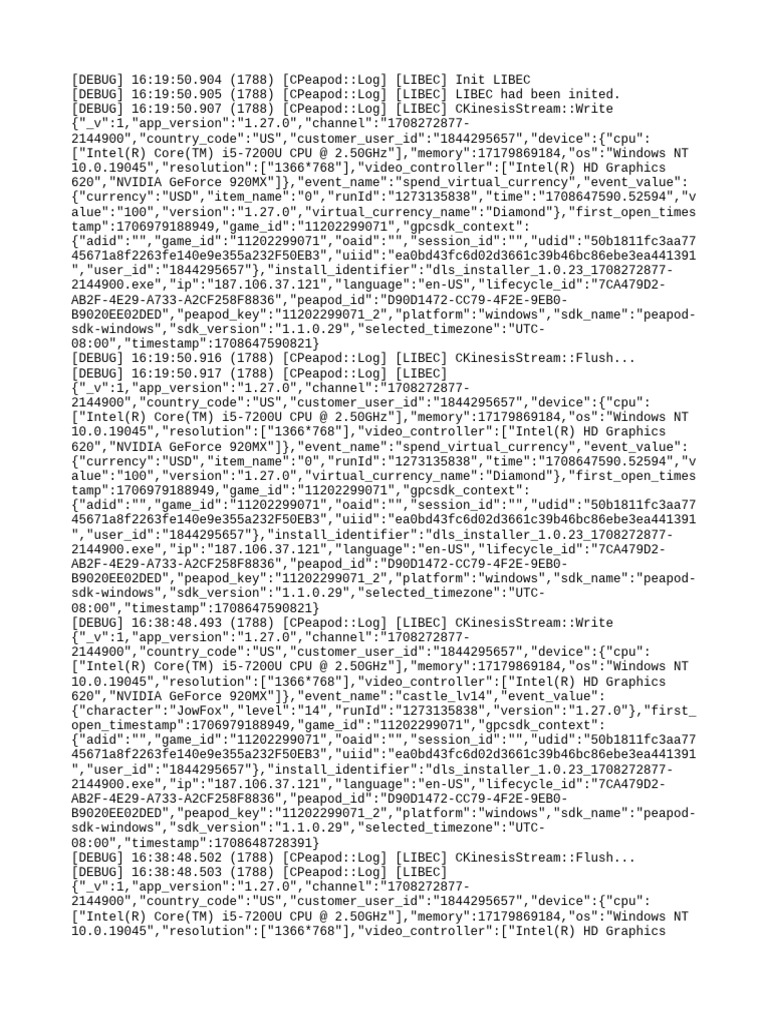 Game Event Logging for Windows App | PDF | Microsoft Windows | Windows Nt