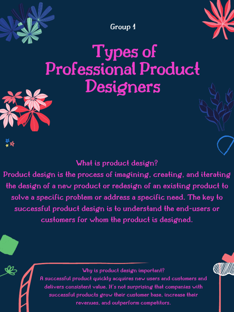 Professional Product Designers in Art Presentation | PDF | Business