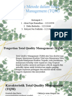 Metode Metode Dalam Total Quality Management (TQM-1