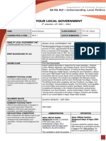 GE FEL ULP Know Your Local Government Worksheet