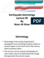 LECTURE 9 Earthquake and Seismology