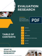 Research Proposal Business Presentation in Dark Green Orange Geometric Style