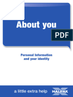 Halifax - Personal Information and Your Identity
