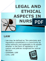 NCM 119 Reference PDF Legal and Ethical Aspect in Nursing