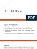 Pertemuan 4