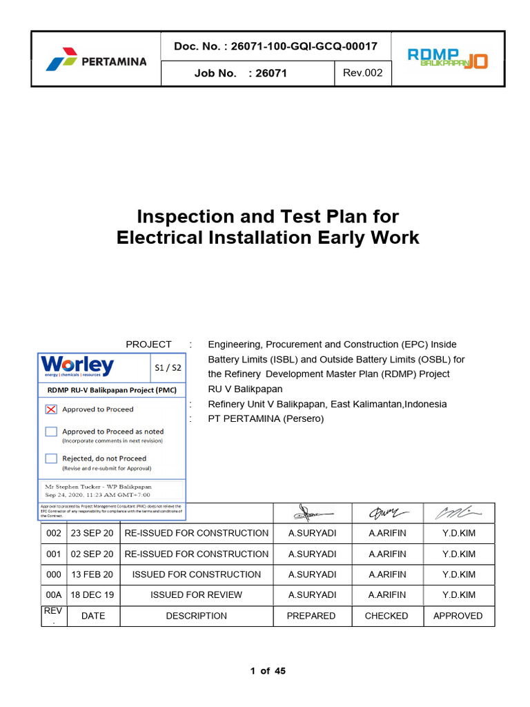 Electrical Test Sheet Template | PDF | Electrical Wiring | Components