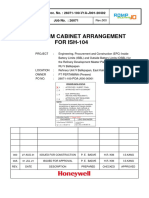 26071-100-V1a-J001-20402 - 000 BPCS System Cabinet Arrangement For-Ish 104