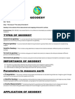 Geodesy