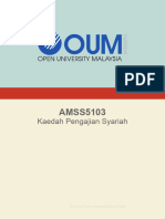 AMSS5103 Kaedah Pengajian Syariah - Esept21 (Enhance CS)